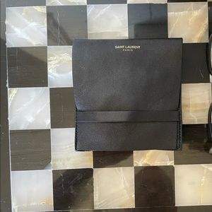 SAINT LAURENT Leather Wallet/ Card Holder